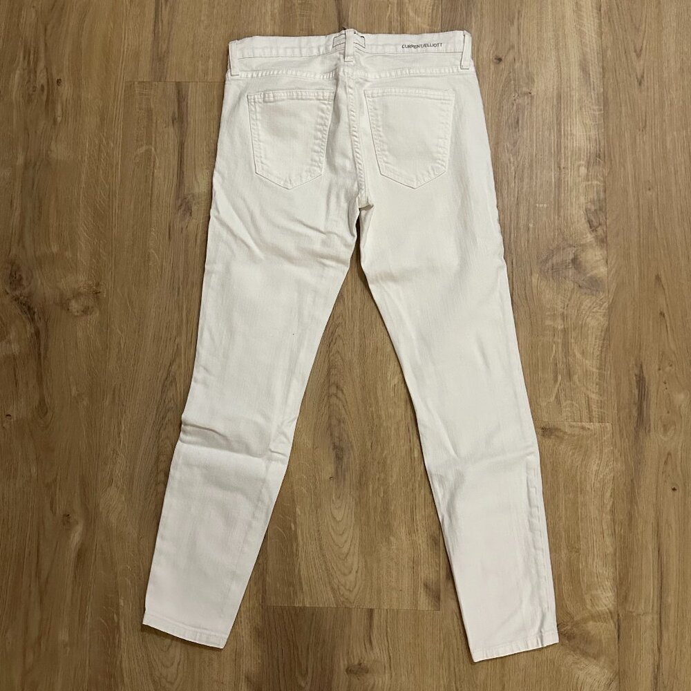 CURRENT/ELLIOT The Stiletto Jean in White - 26 - Picture 5 of 5